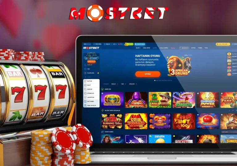 Mostbet casino slot oyunları lobisi görseli